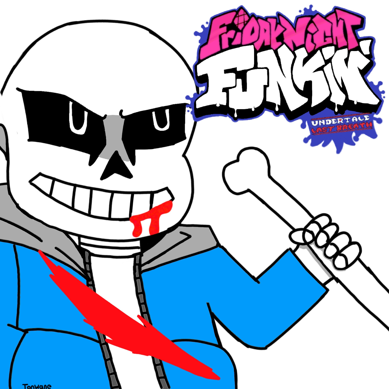 Last Funkin': Undertale Last Breath Vs Sans 🔥 Play online