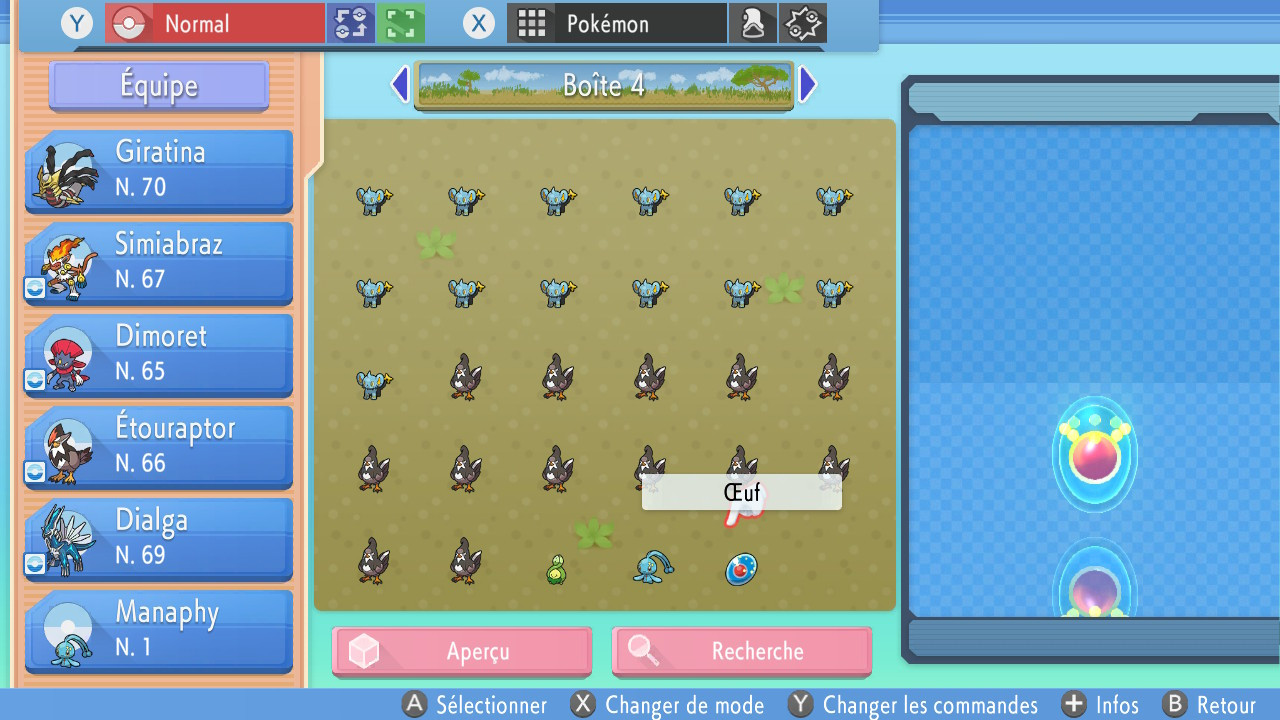How many steps to hatch manaphy egg brilliant diamond