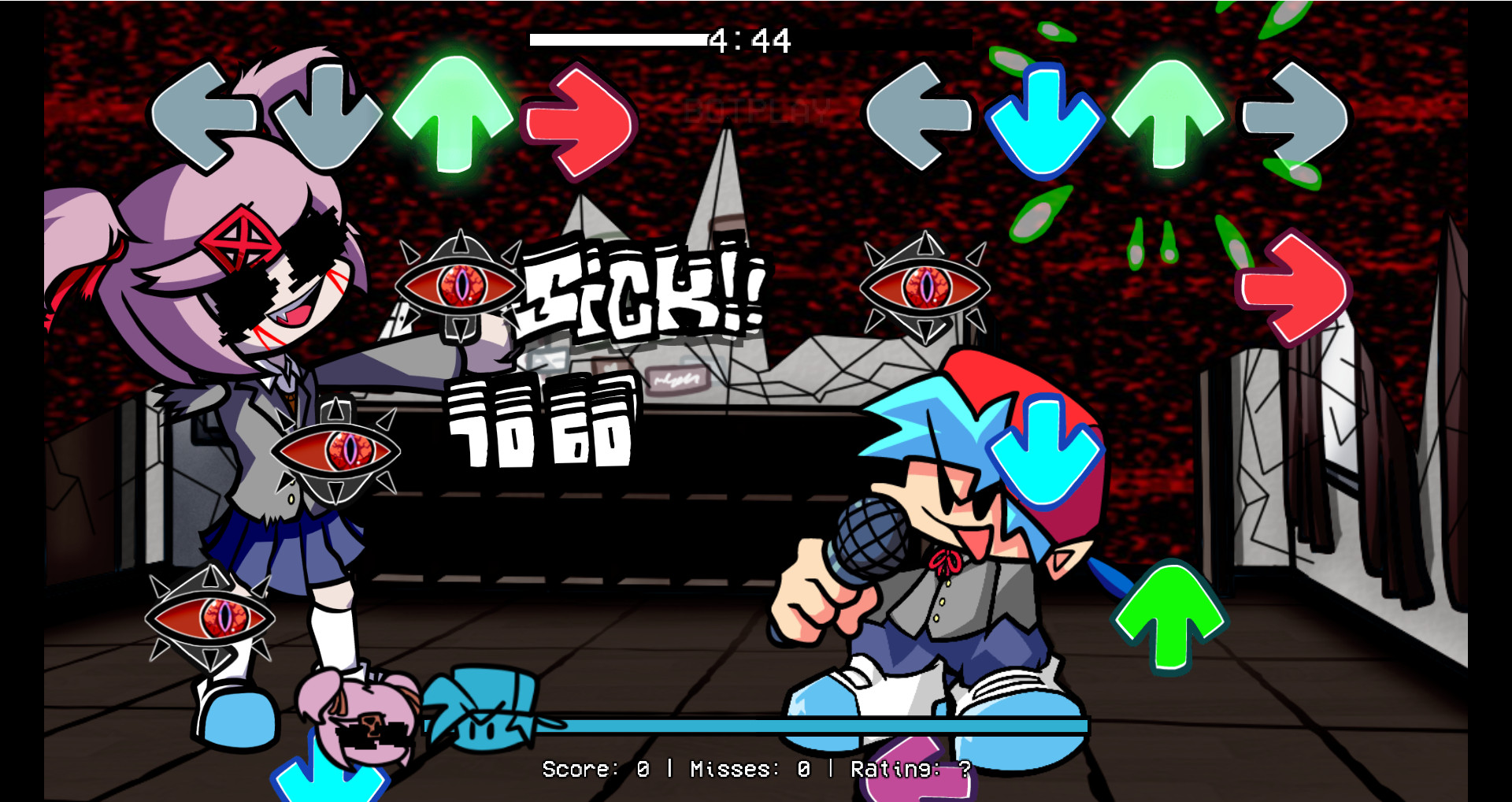 Download) FNF Triple Trouble But Doki Doki TakeOver Android/PC