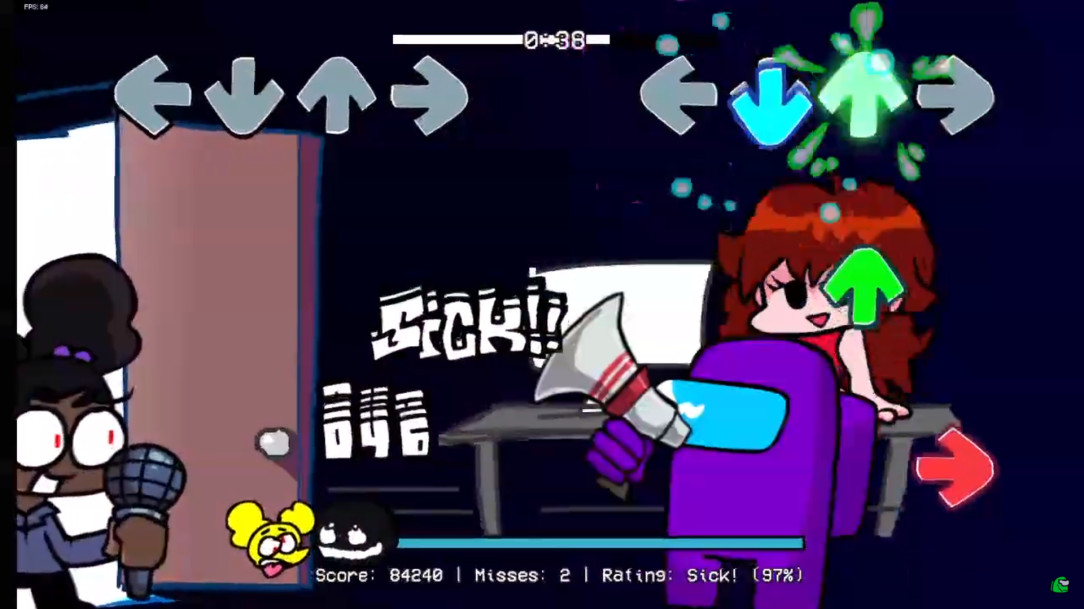 Playable Purple Crewmate Mod for Friday Night Funkin' | FNF Mods