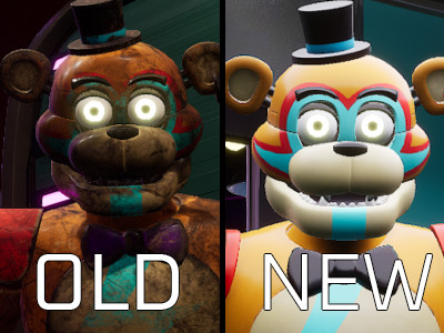 6 animatronics fnaf security breach