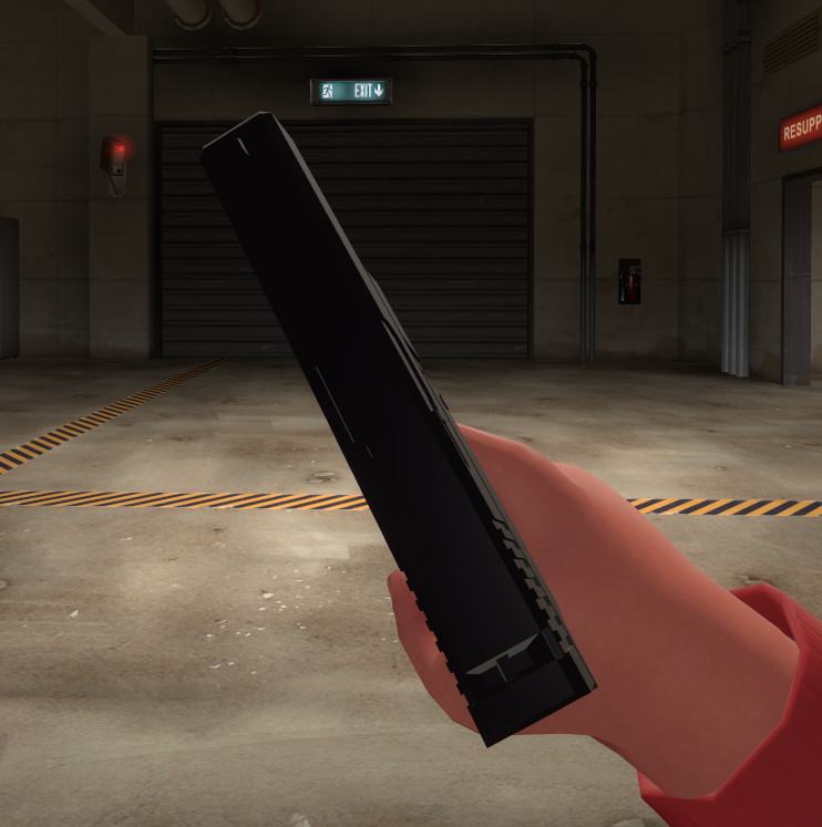 Soldier has a GLOCK!