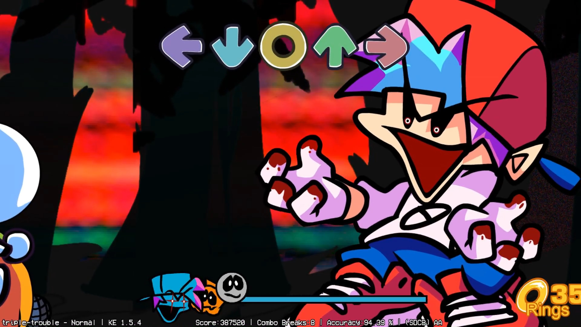 Trouble bit. ФНФ Triple Trouble. Sonic exe Triple Trouble. Friday Night Funkin Triple Trouble.