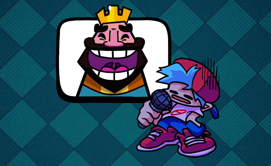 Clash Royale King Emote 