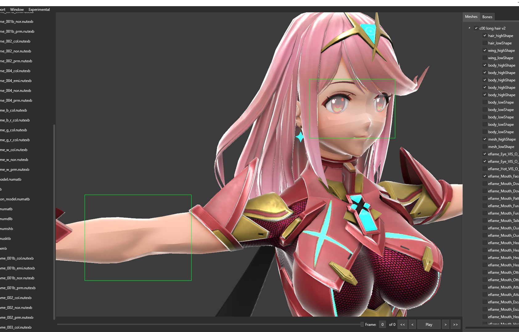 Long Hair Pyra [Super Smash Bros. Ultimate] [Mods]