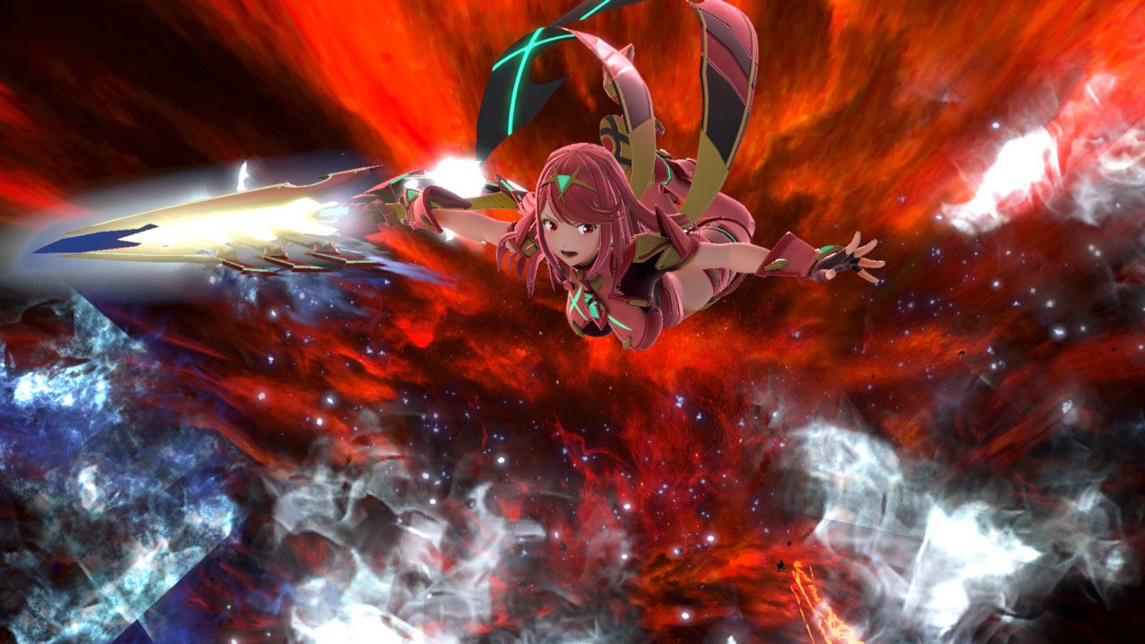 Long Hair Pyra [Super Smash Bros. Ultimate] [Mods]