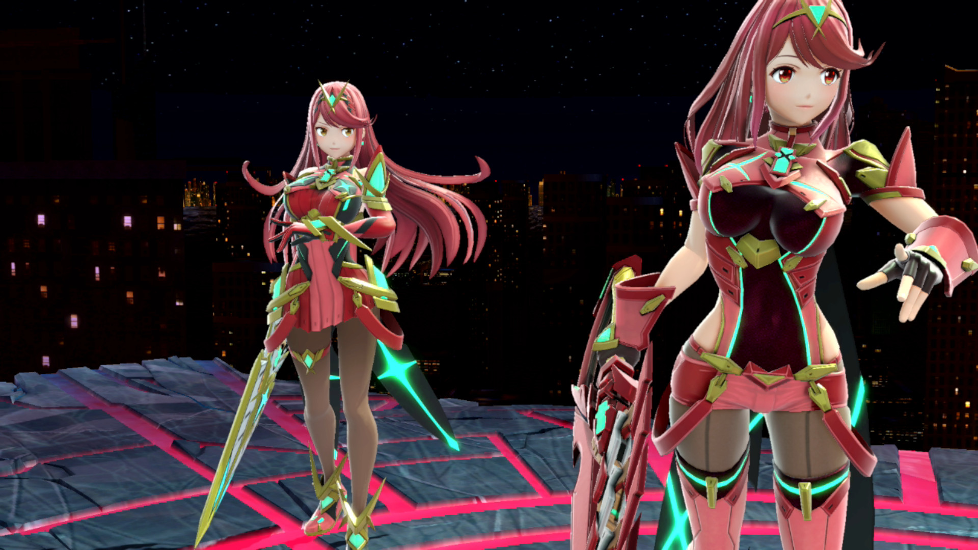 Long Hair Pyra [Super Smash Bros. Ultimate] [Mods]