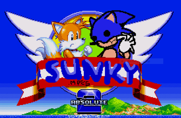 SUNKY.MPEG SPRITES (invincibility music too) [Sonic The Hedgehog 2  Absolute] [Mods]