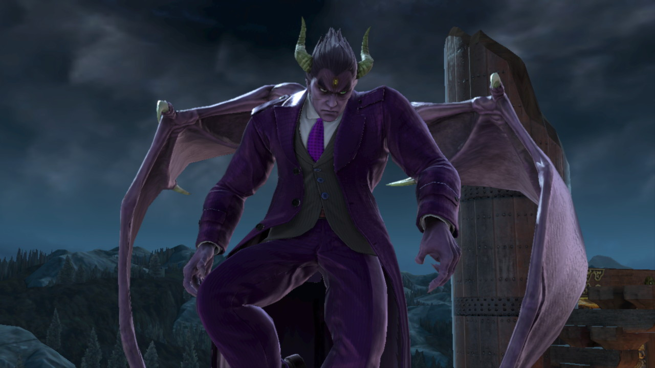 Purple and Black Kazuya [Super Smash Bros. Ultimate] [Mods]