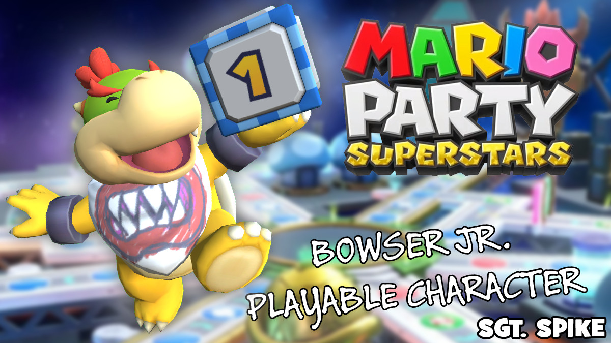 Bowser Jr. (Playable Character)! [V1.2] [Mario Party Superstars] [Mods]