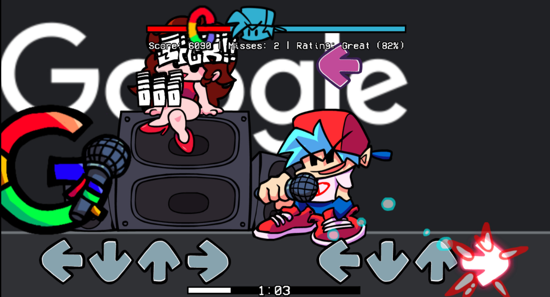 Friday Night Funkin' Vs Google Icon [Friday Night Funkin'] [Mods]