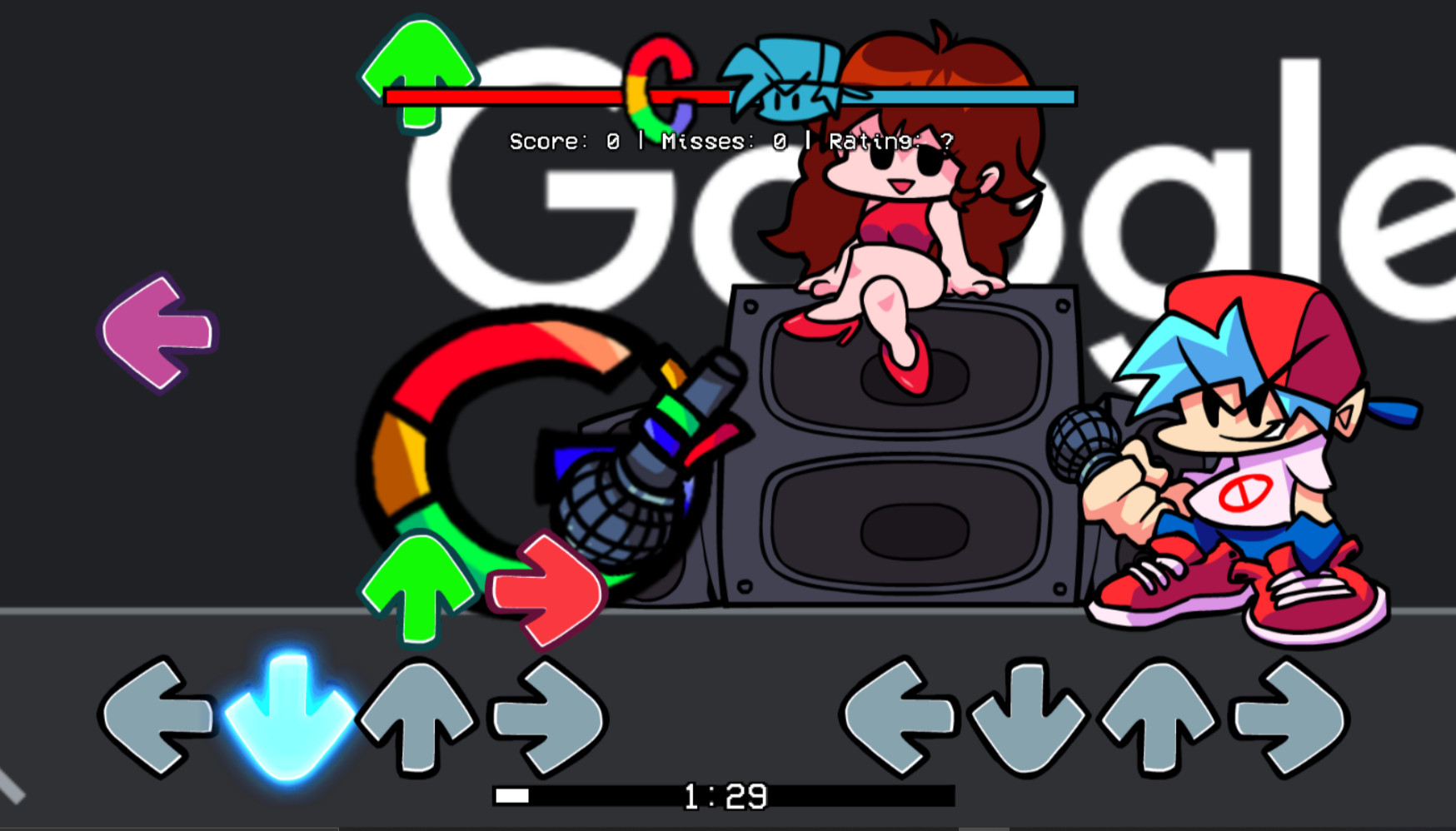 Friday Night Funkin' Vs Google Icon [Friday Night Funkin'] [Mods]