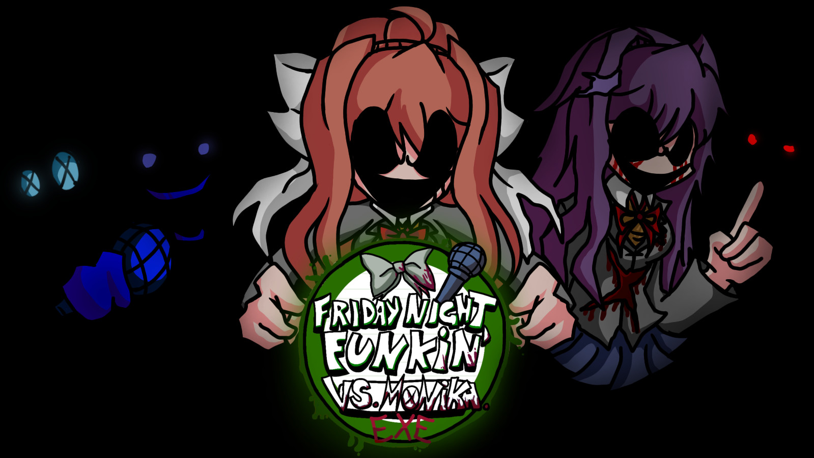 Friday exe. FNF vs Monika exe.