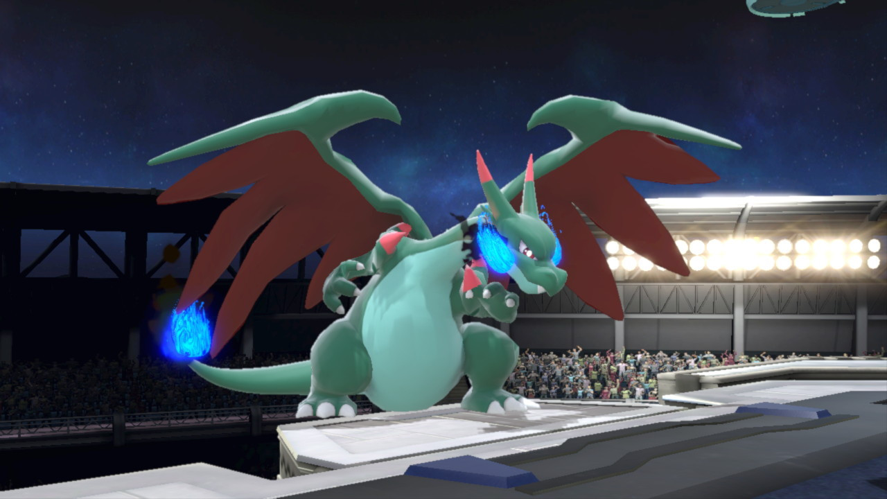 SSB 35 Mega Charizard Y shiny - made with Hero Forge