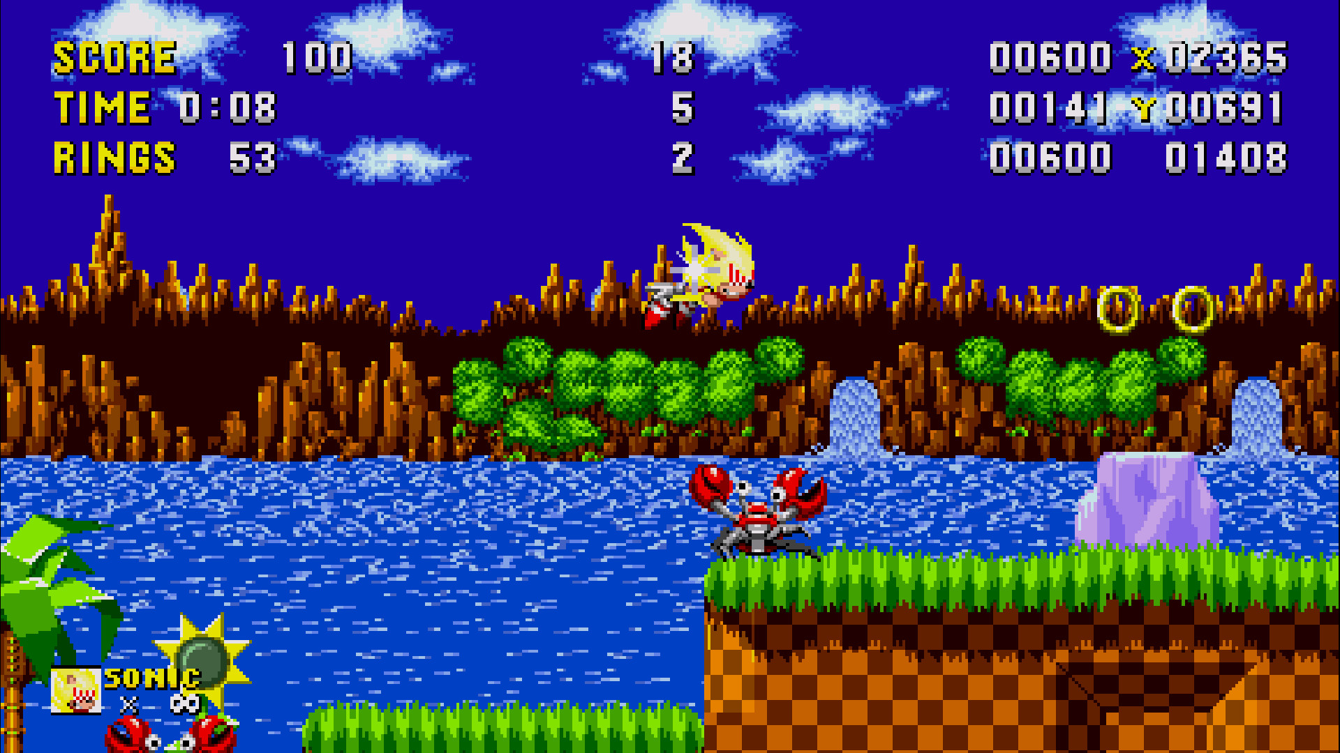 Fleetway Super Sonic in Sonic the Hedgehog Games 