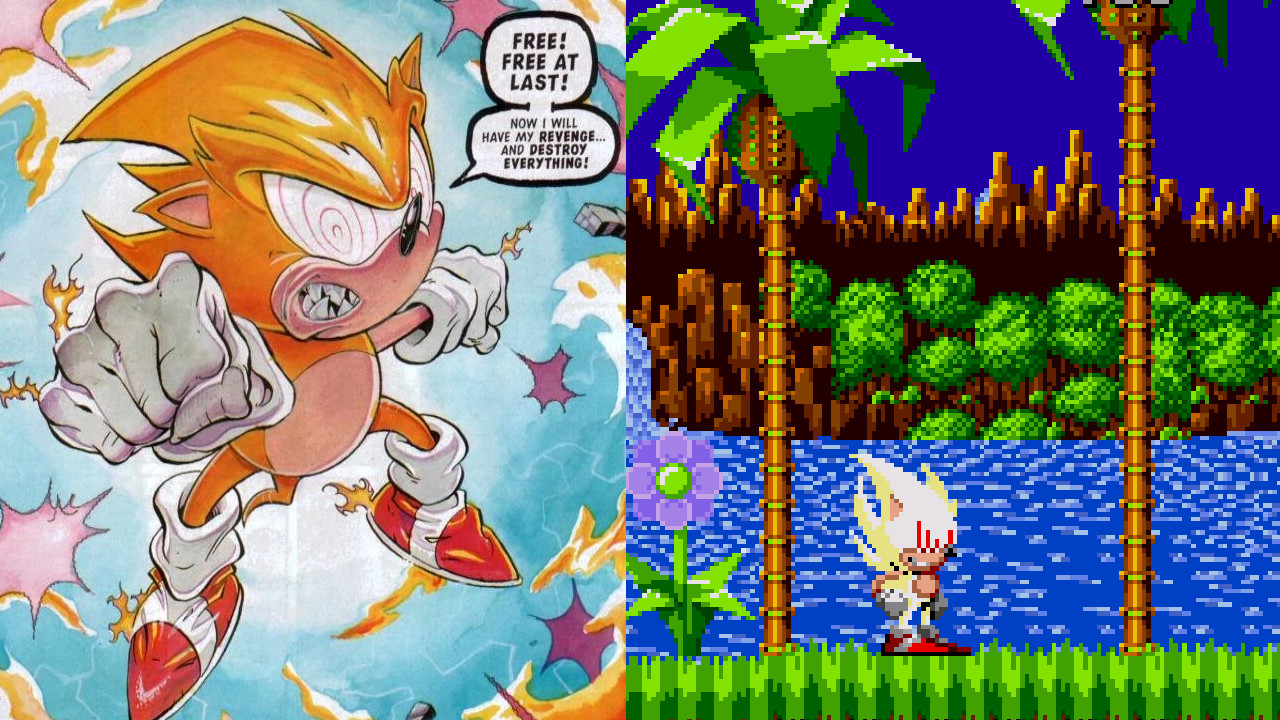 super sonic in sonic the hedgehog 1991 