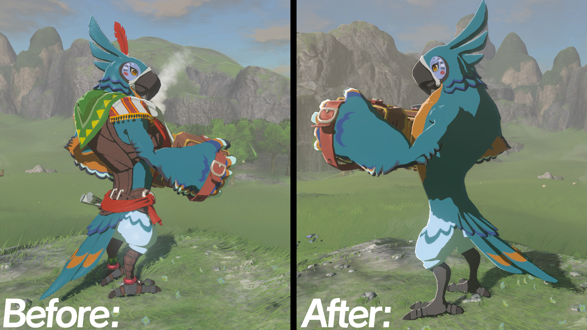 Naked Kass The Legend Of Zelda Breath Of The Wild WiiU Mods