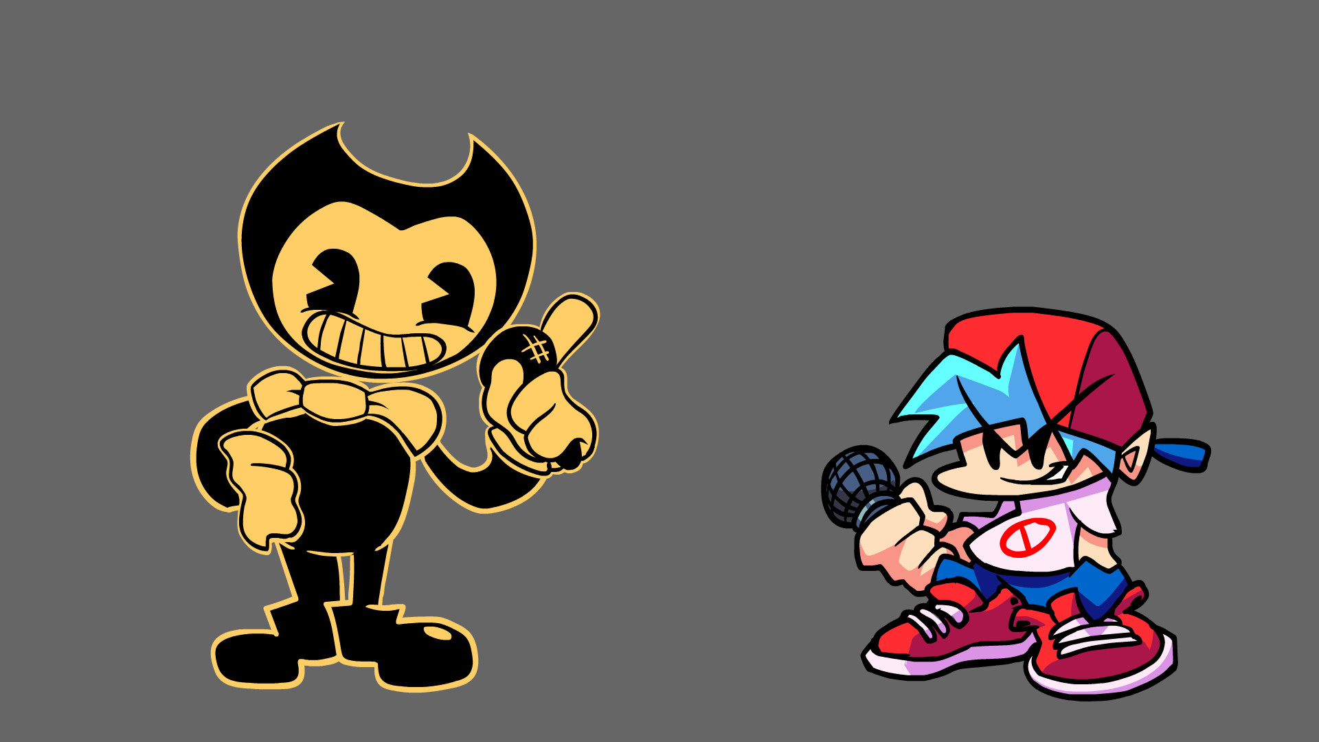 Bendy (a funky night) and Bendy (indie cross) sing NO VILLAINS! by