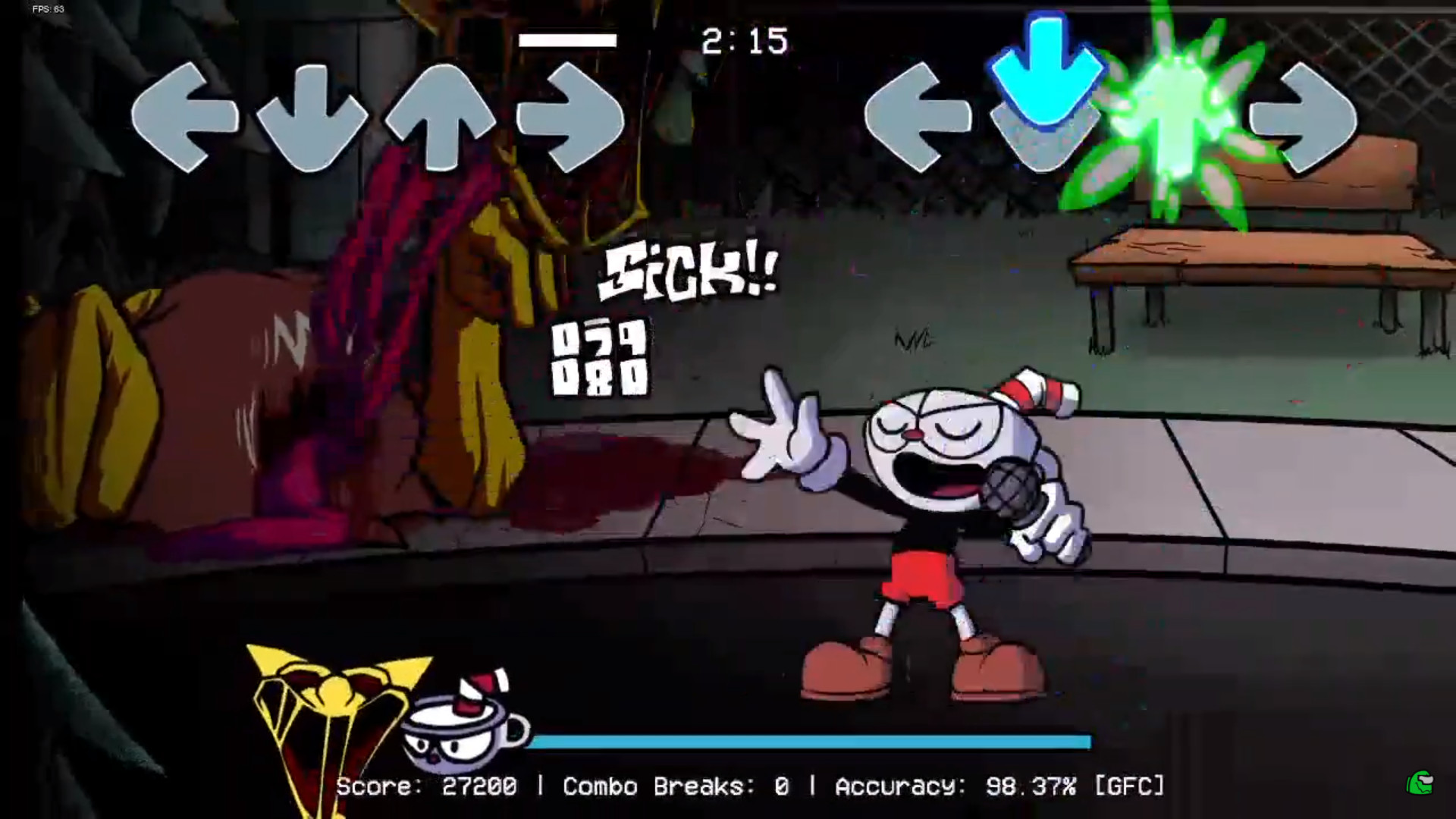 Playable Indie Cross Cuphead [Friday Night Funkin'] [Mods]