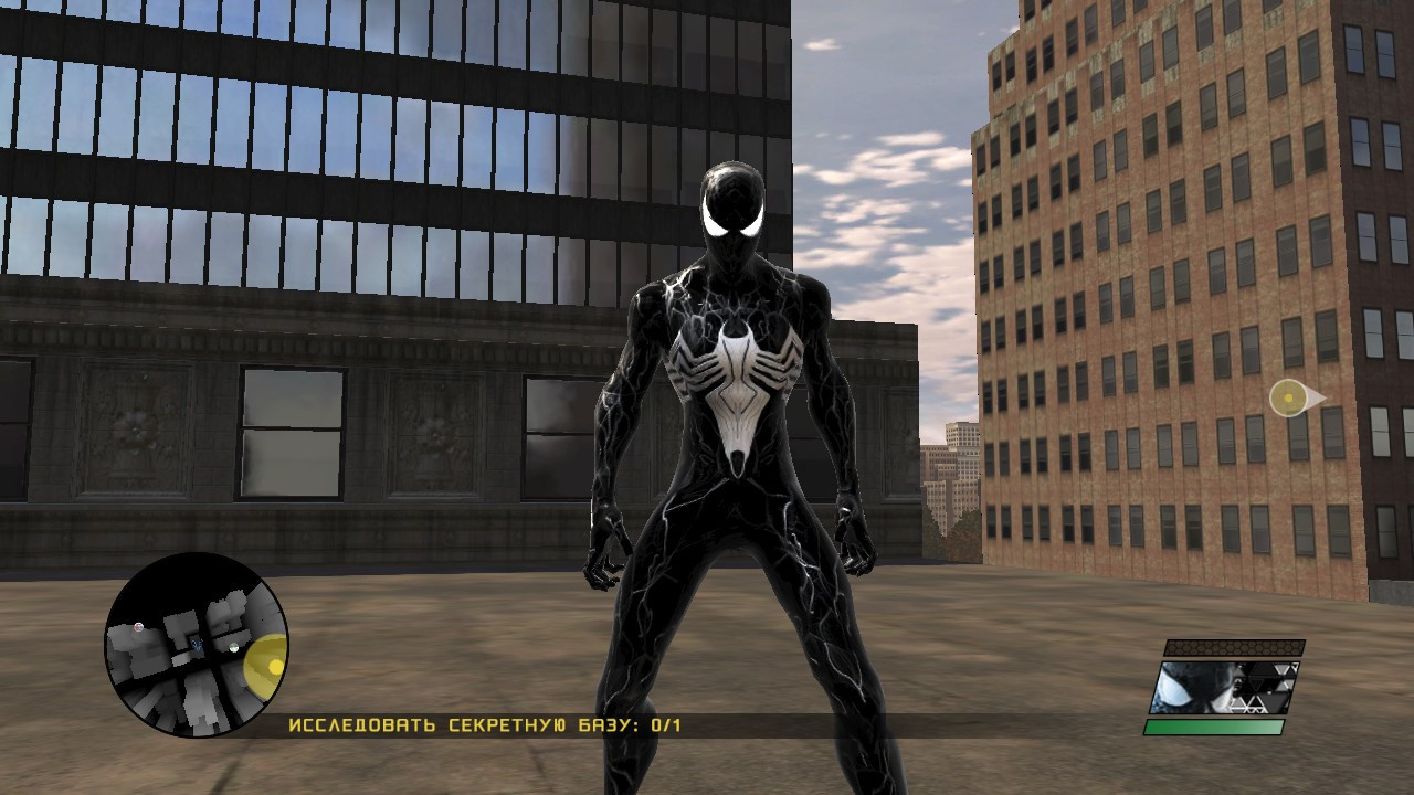 Spiderman Web Of Shadows - Black suit for GTA San Andreas