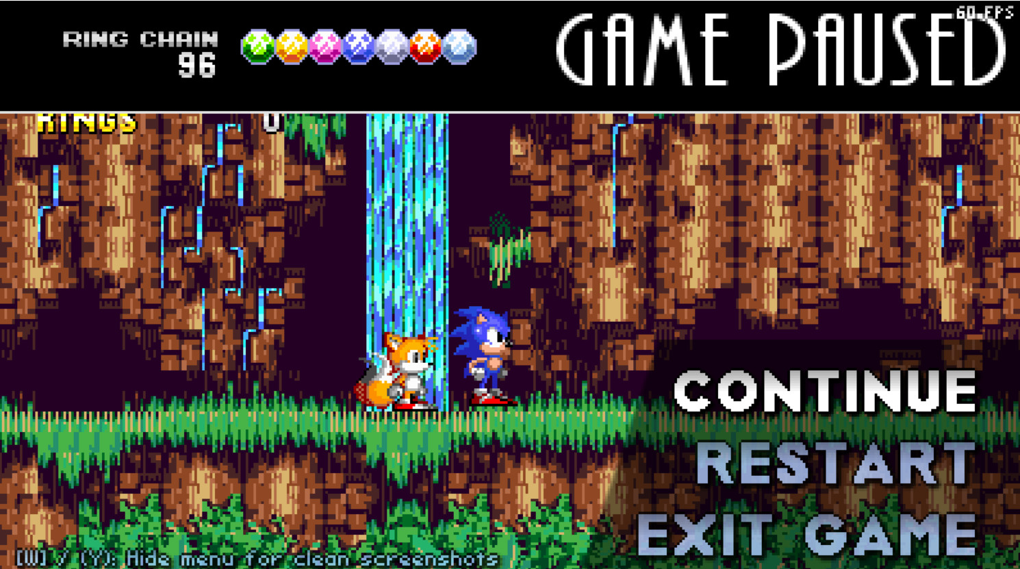 S3 Pause Menu Emeralds [Sonic 3 A.I.R.] [Mods]