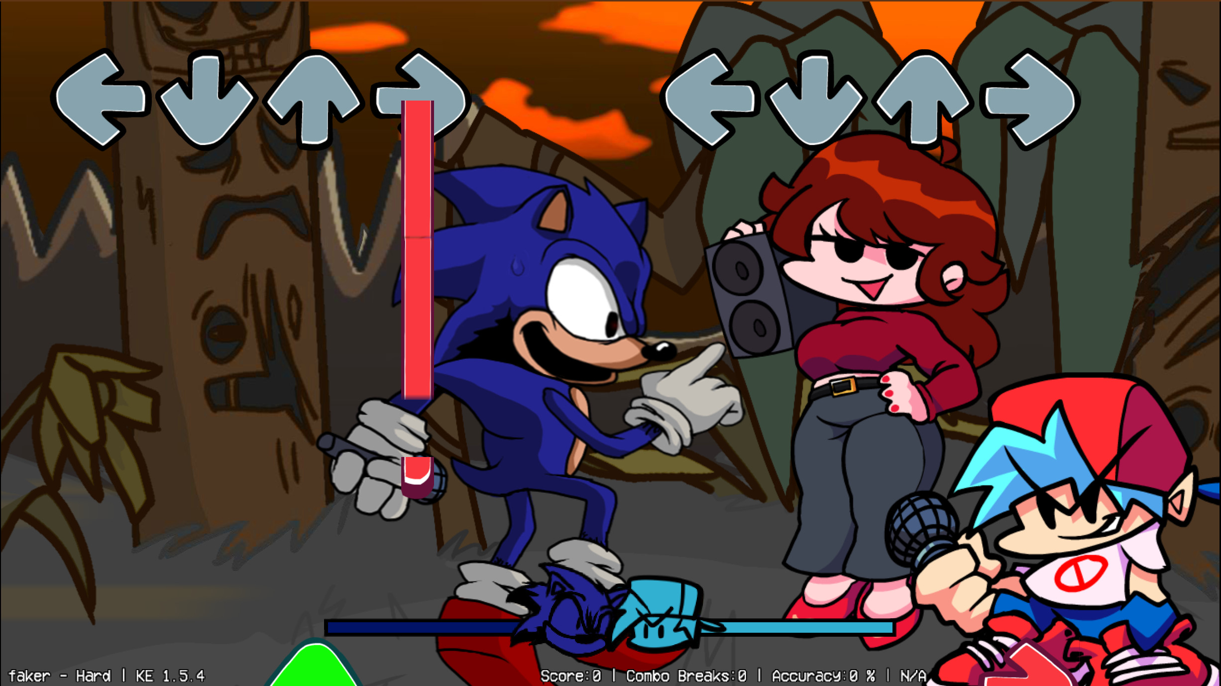 fnf faker sonic.exe and new lord X playable [Friday Night Funkin'] [Mods]