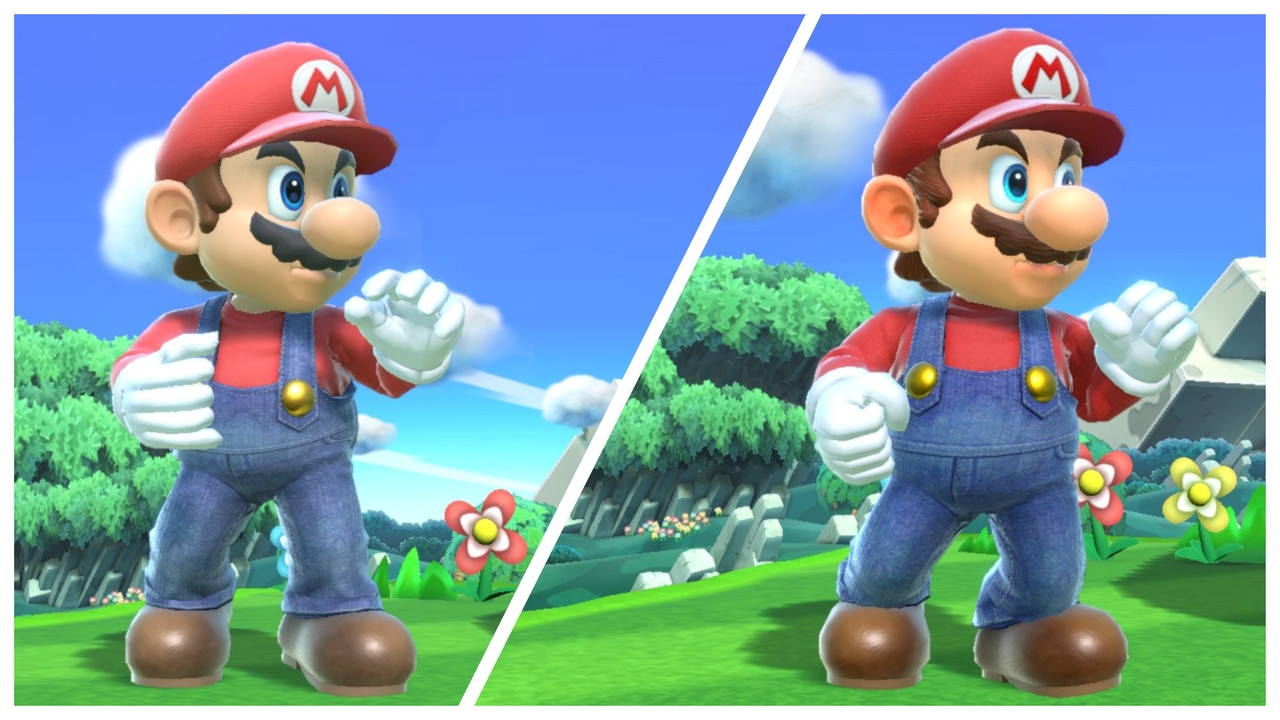 Mario Super Style Texture + Dr. Mario [Super Smash Bros. Ultimate] [Mods]