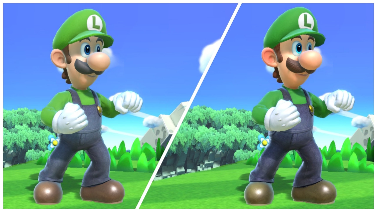 Luigi Super Style Texture [Super Smash Bros. Ultimate] [Mods]