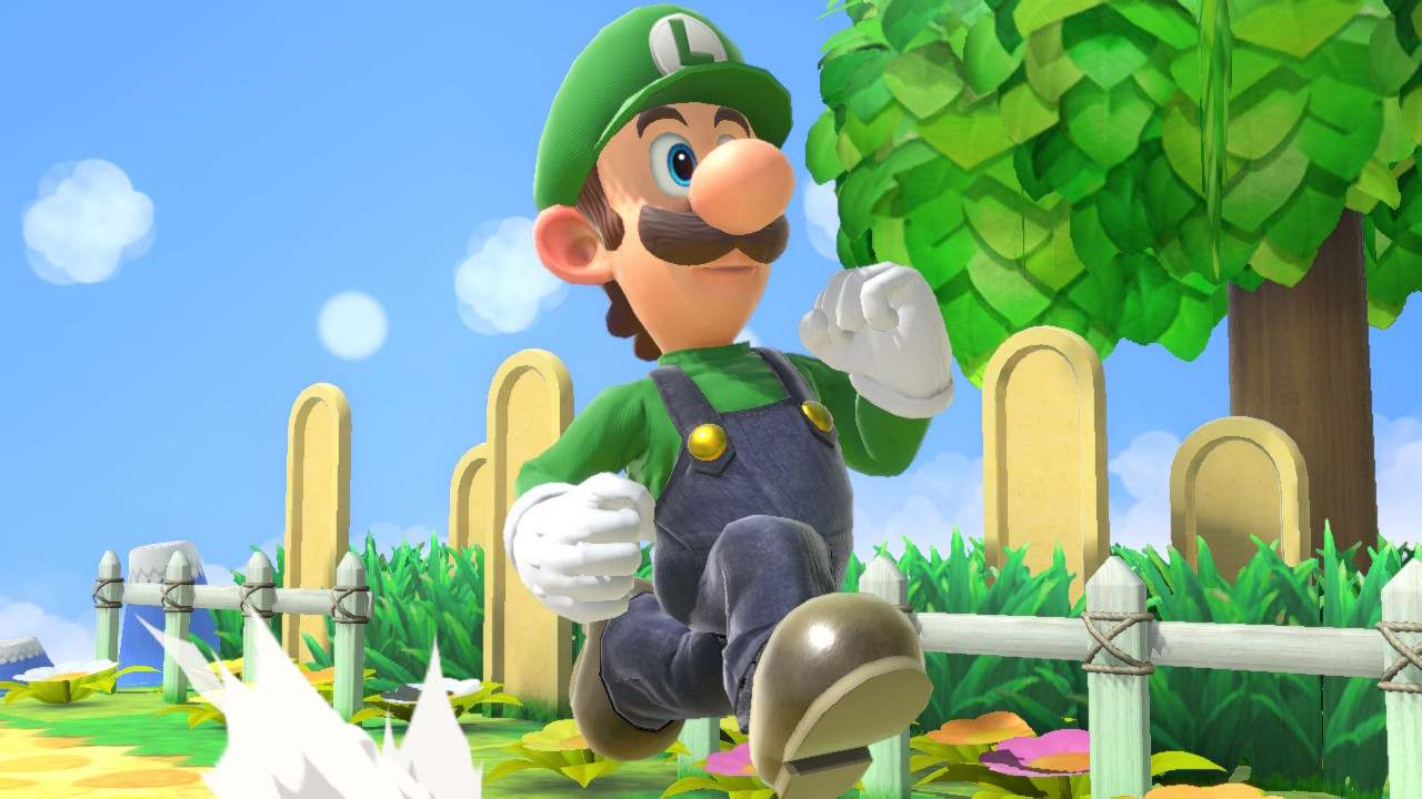 Luigi Super Style Texture [Super Smash Bros. Ultimate] [Mods]