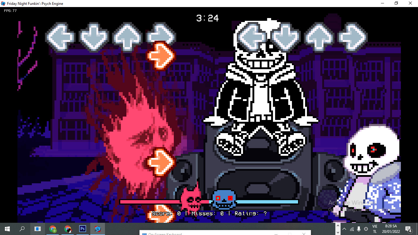 Playable Dust Sans And Killer Sans [Friday Night Funkin'] [Mods]