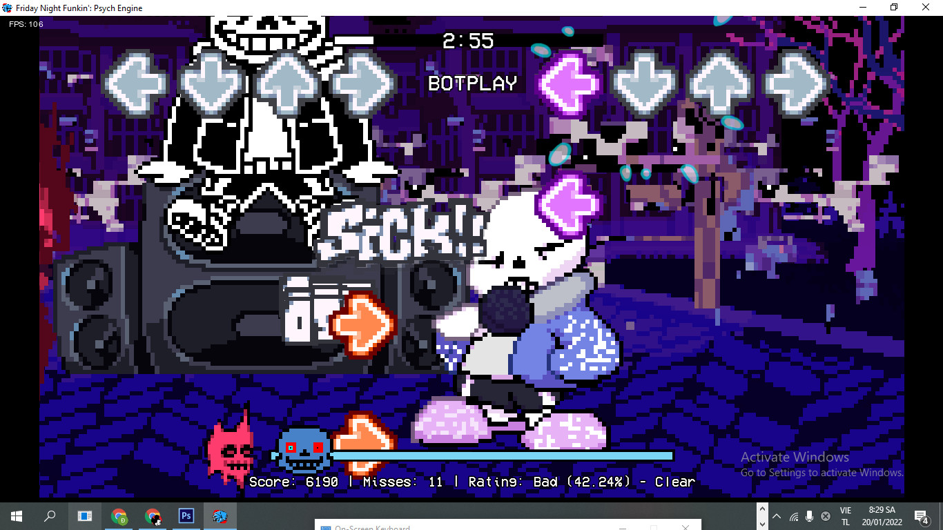 Playable Dust Sans And Killer Sans [Friday Night Funkin'] [Mods]