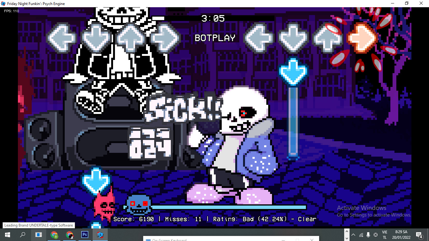 Dust Sans Sprite's [Friday Night Funkin'] [Mods]