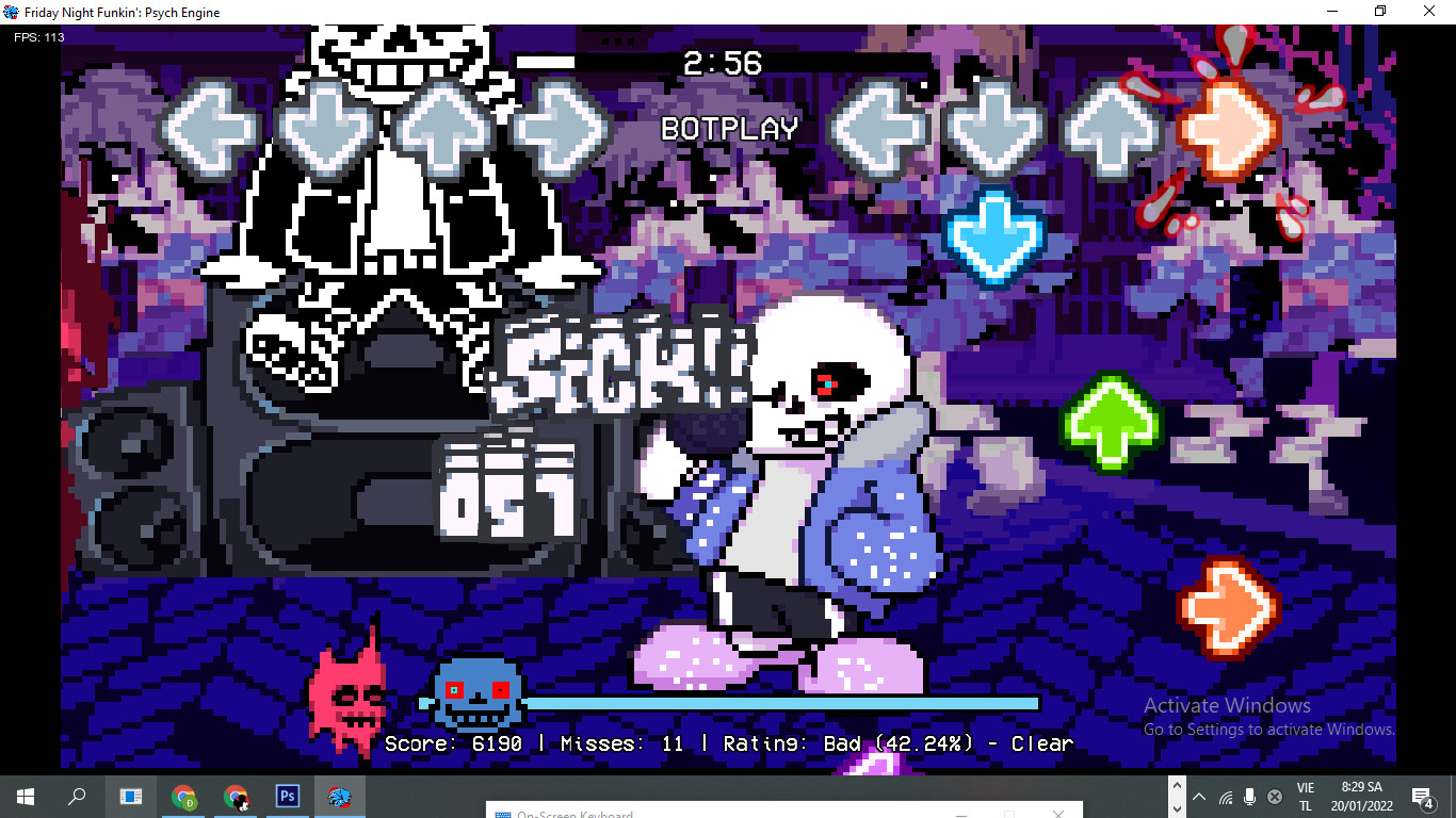 Killer sans pixel art