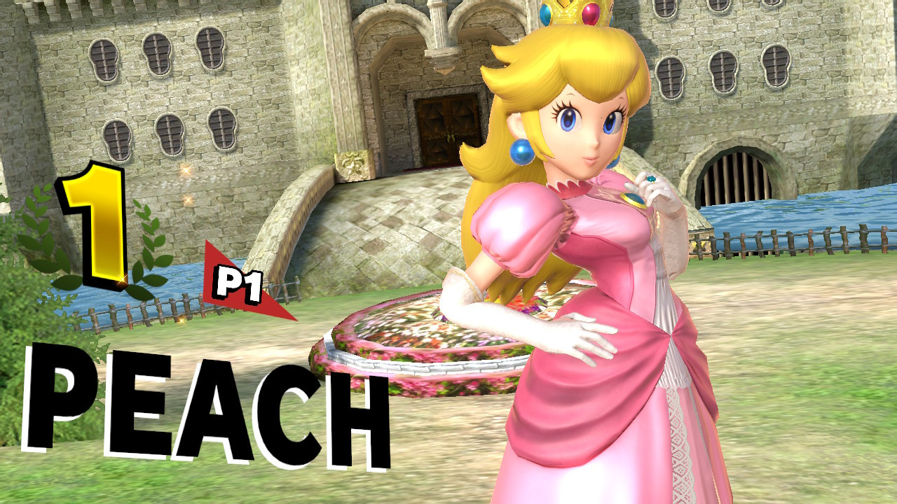 Peach Castle (Melee) Results [Super Smash Bros. Ultimate] [Mods]