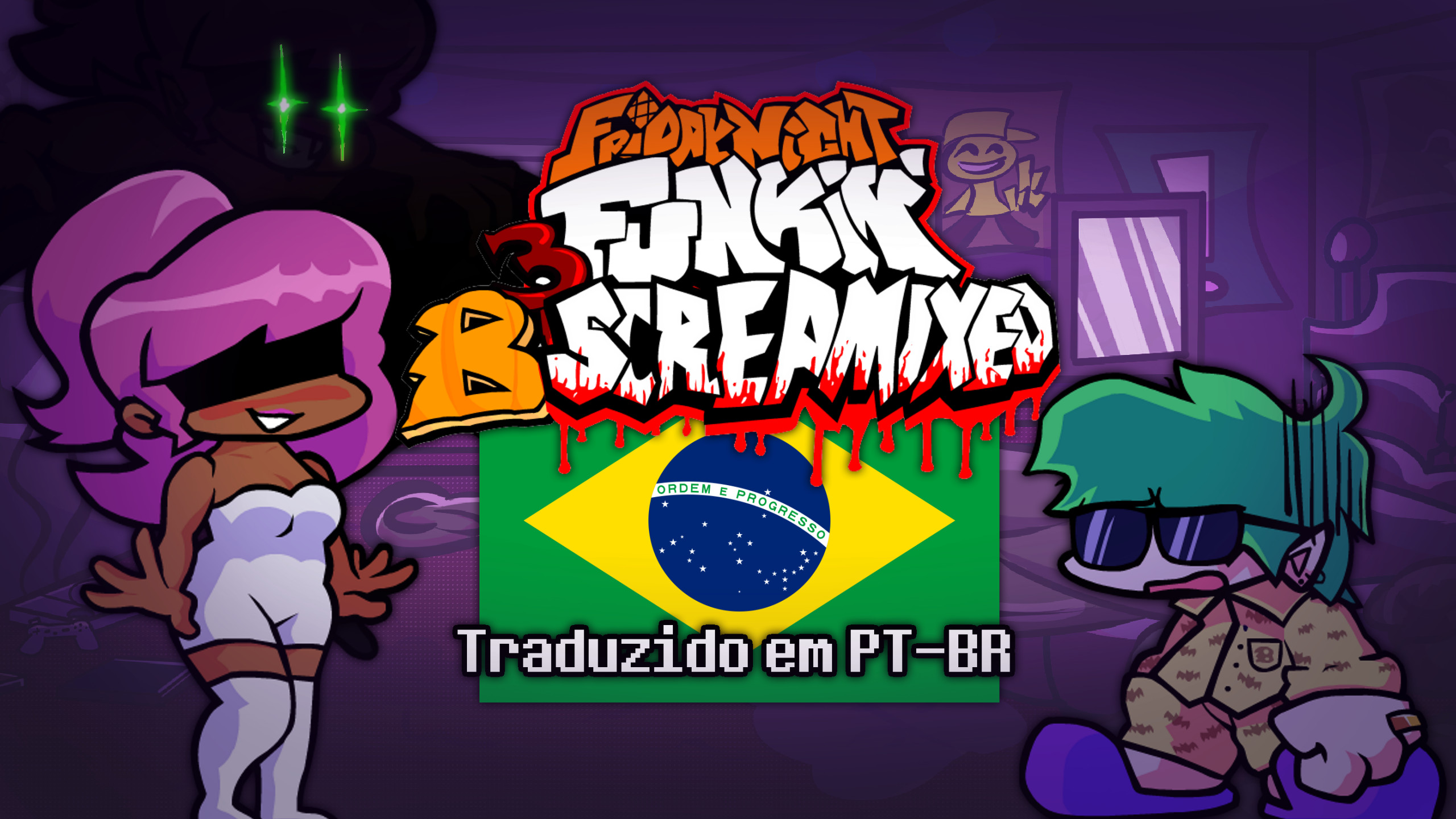 FNF | B3 REMIXED | Traduzido em PT-BR [Friday Night Funkin'] [Mods]