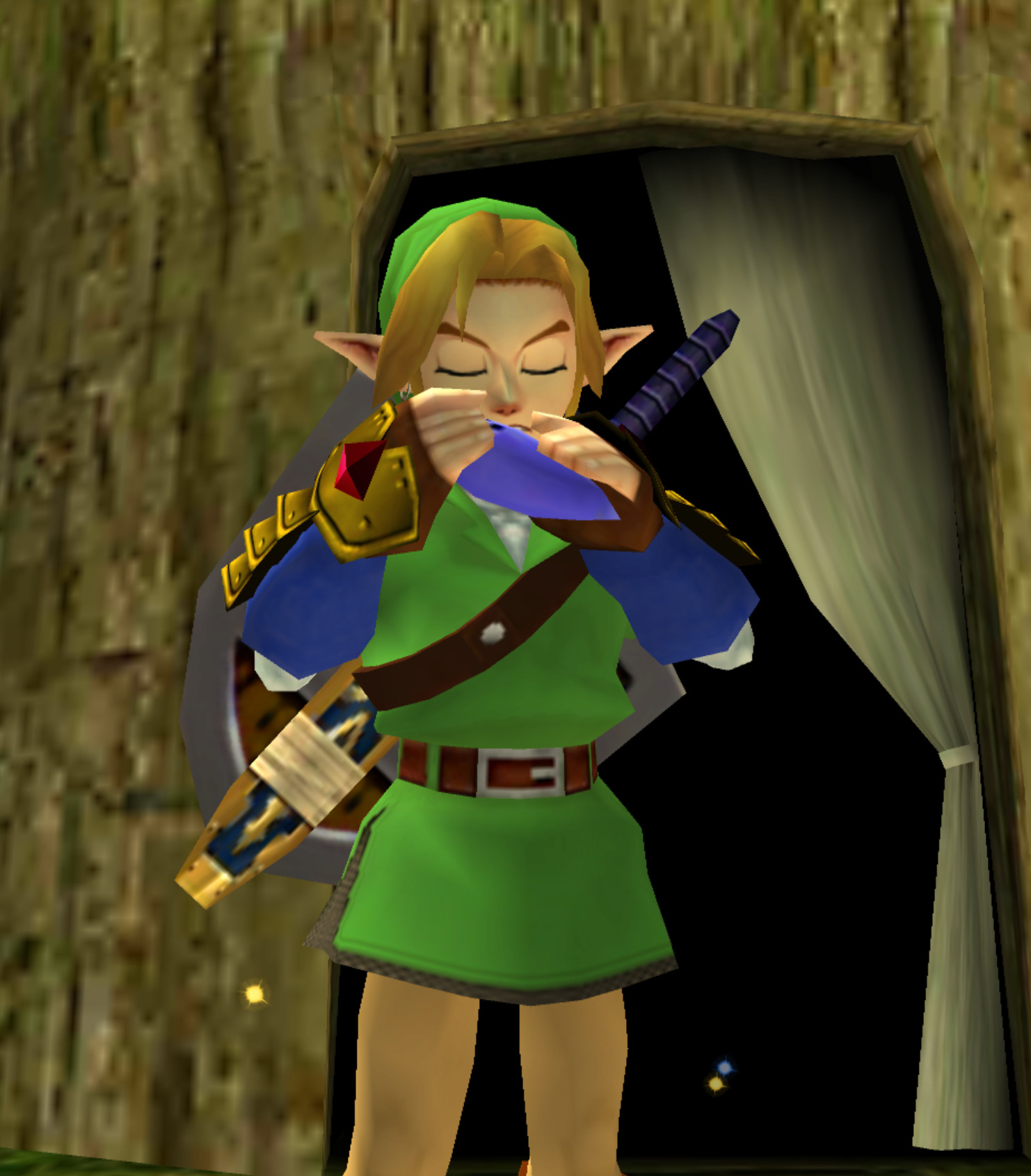 Skyward Sword Adult Link [the Legend Of Zelda Ocarina Of Time 3d] [mods]