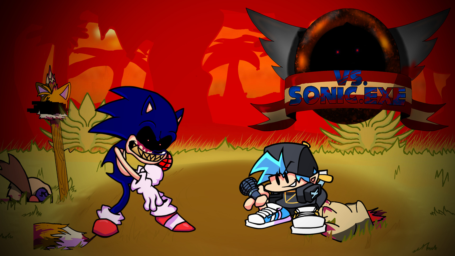 SONIC EXE SONG (From Friday Night Funkin') - REMIX - song and