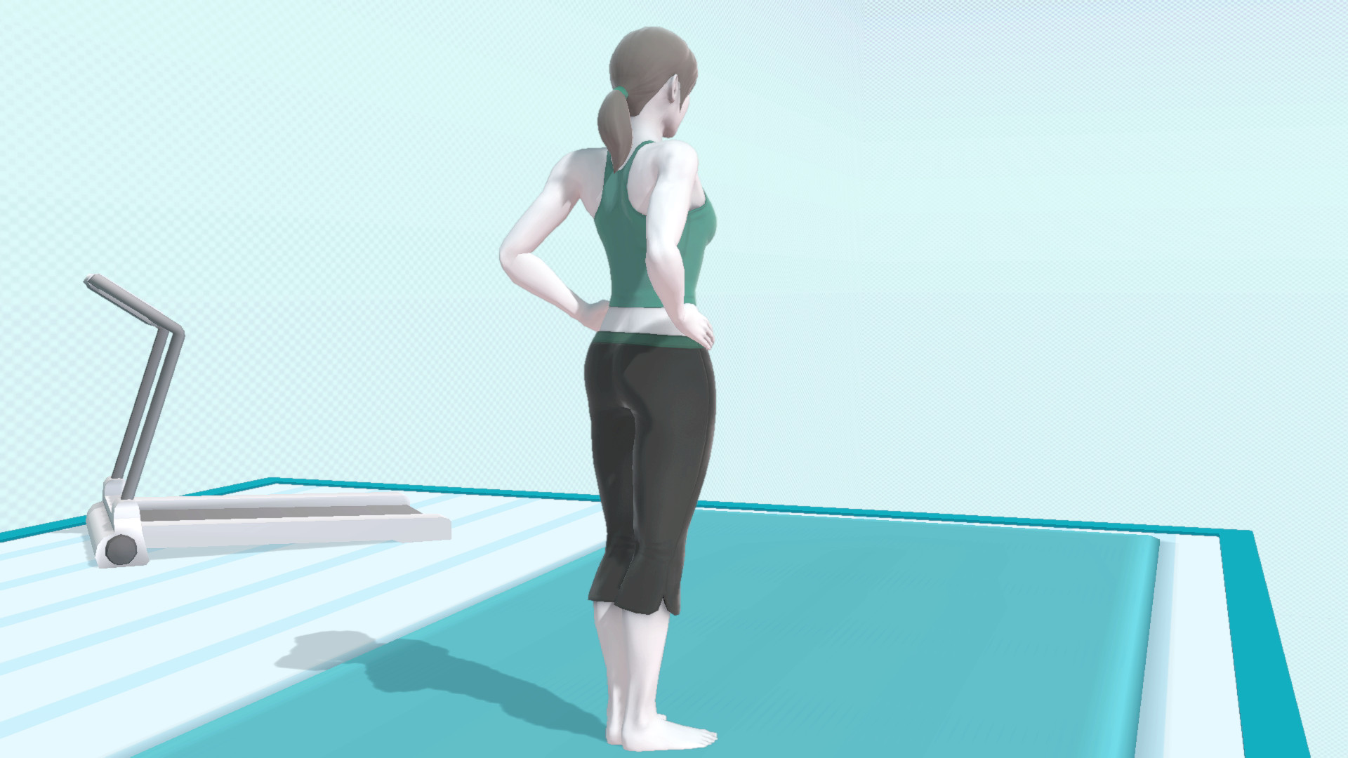 Green and Black Wii Fit [Super Smash Bros. Ultimate] [Mods]