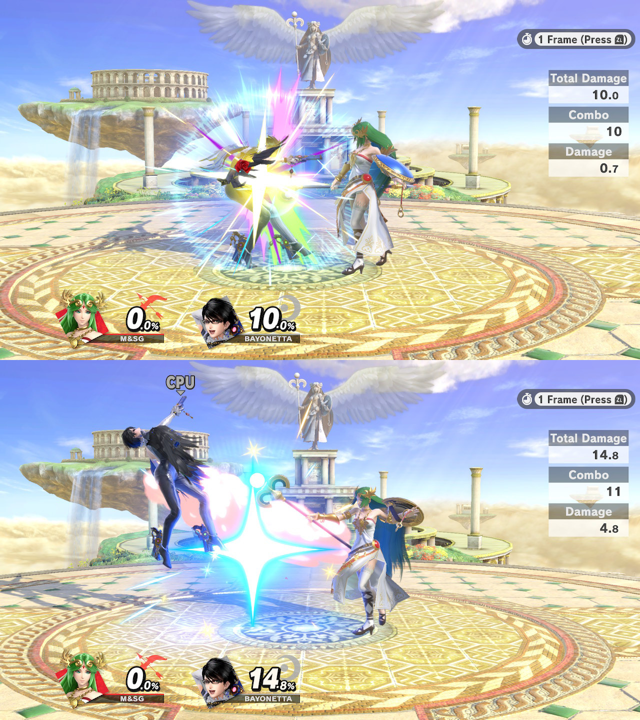 Palutena Moveset Edits [Super Smash Bros. Ultimate] [Mods]