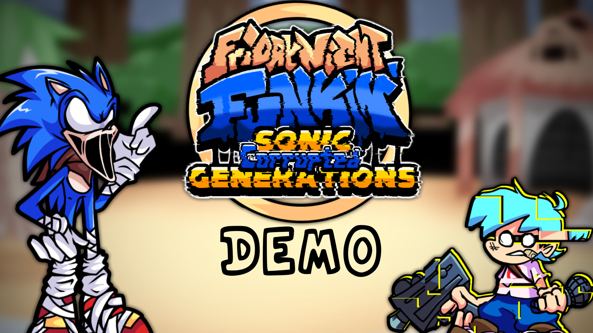 FNF Sonic Corrupted Generations - Play Online on Snokido