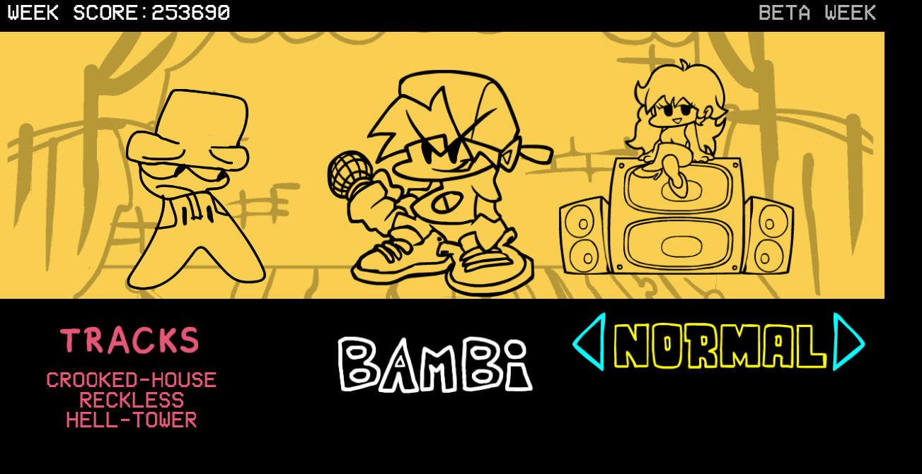 Dave and Bambi: Bambi's Deathnote! (2.0) Mod for Friday Night Funkin ...