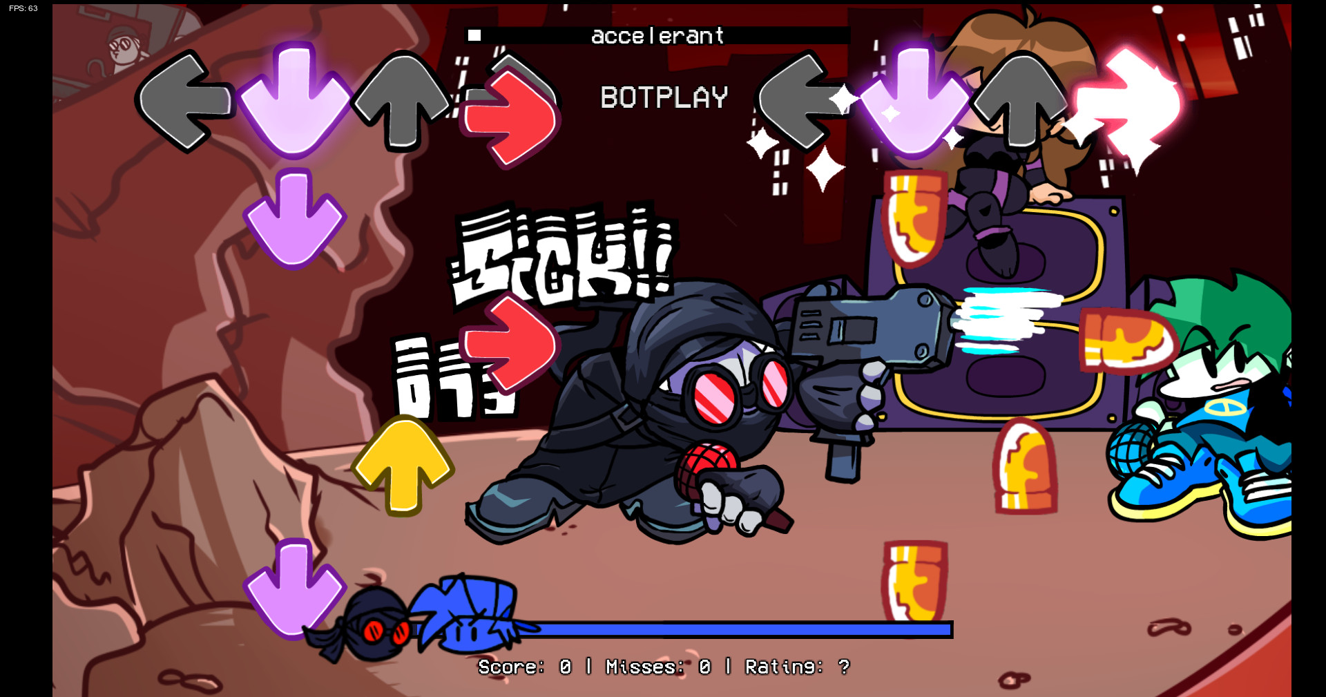 Accelerant Hank Challenge funked+ difficulty Mod for Friday Night ...