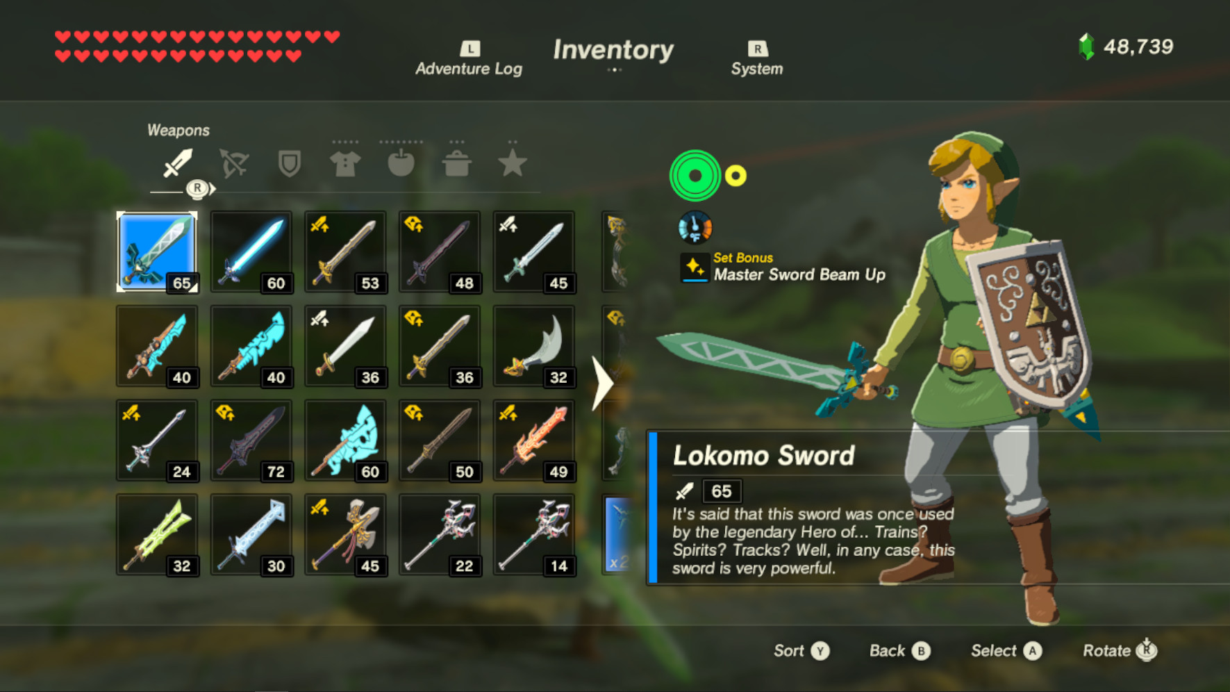 Lokomo Sword (Standalone) [The Legend of Zelda: Breath of the Wild ...