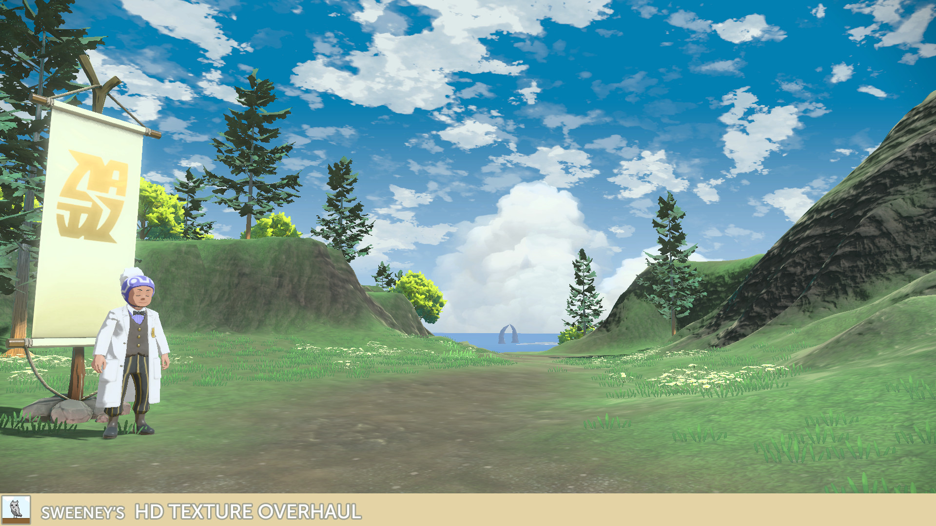 AI Upscaled Terrain Textures [Pokémon Legends: Arceus] [Mods]