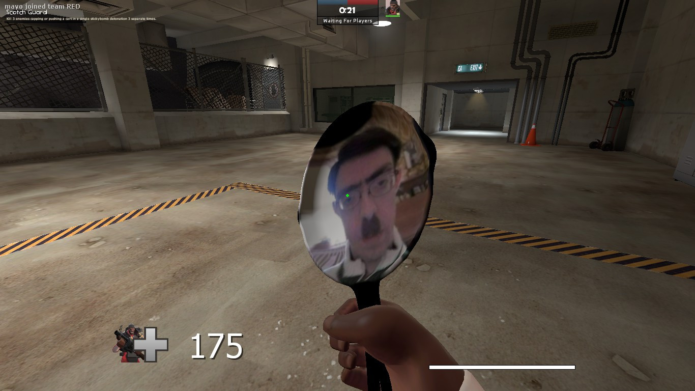 Guy frying pan