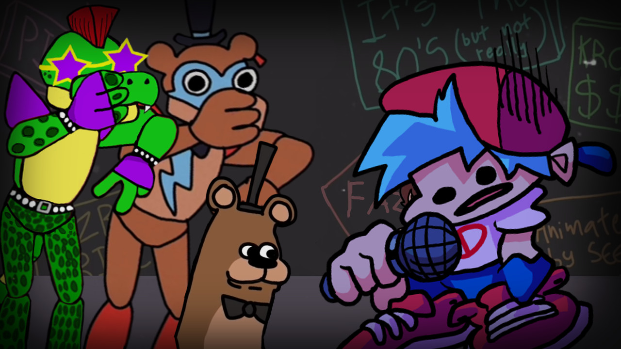 FNF: Triple Trouble but FNAF Security Breach Sings it FNF mod jogo online