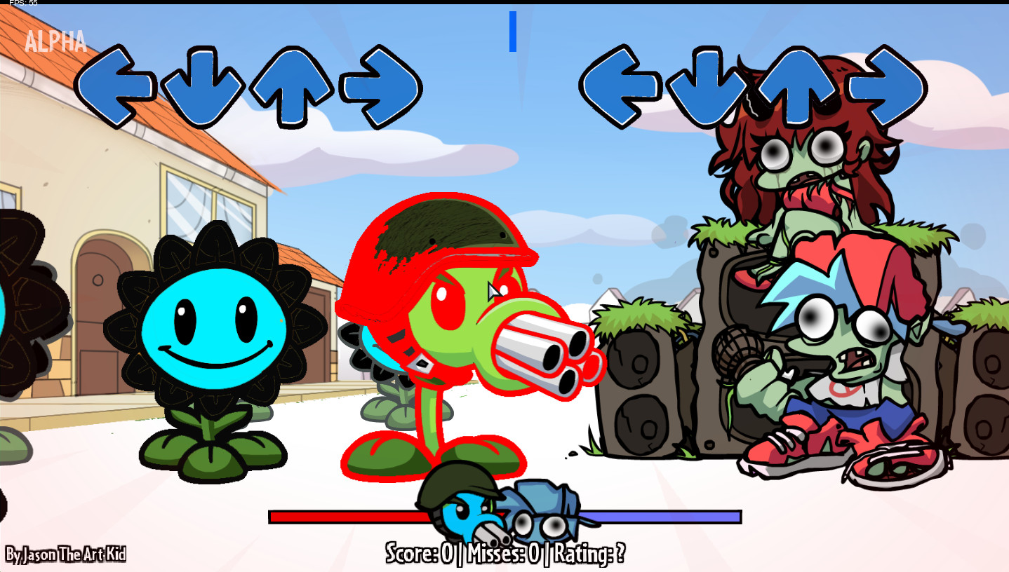 FNF: Plants vs. Rappers (ALPHA) ICE Mod for Friday Night Funkin' | FNF Mods