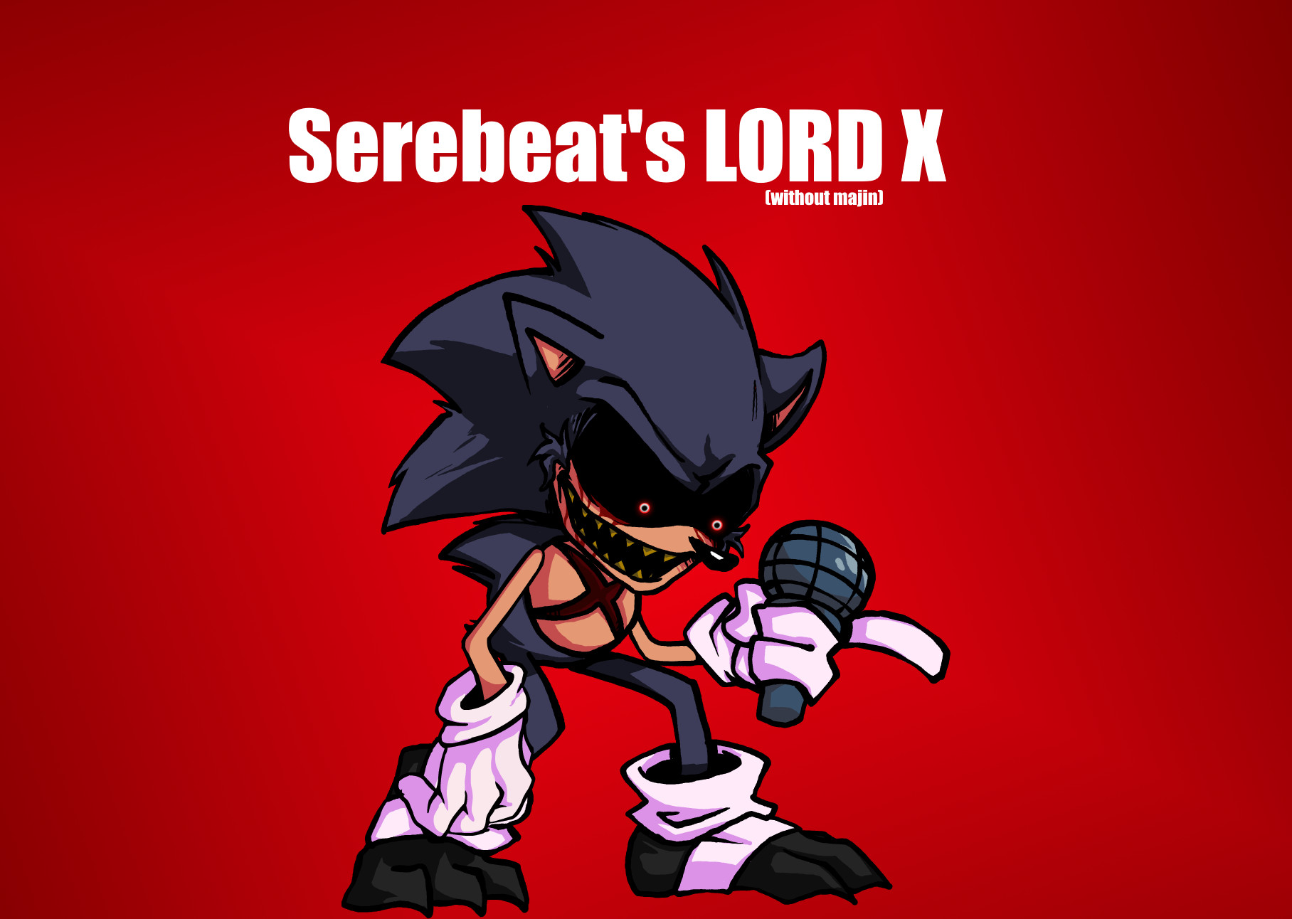 Serebeat's Lord X over normal Lord X [Friday Night Funkin'] [Mods]