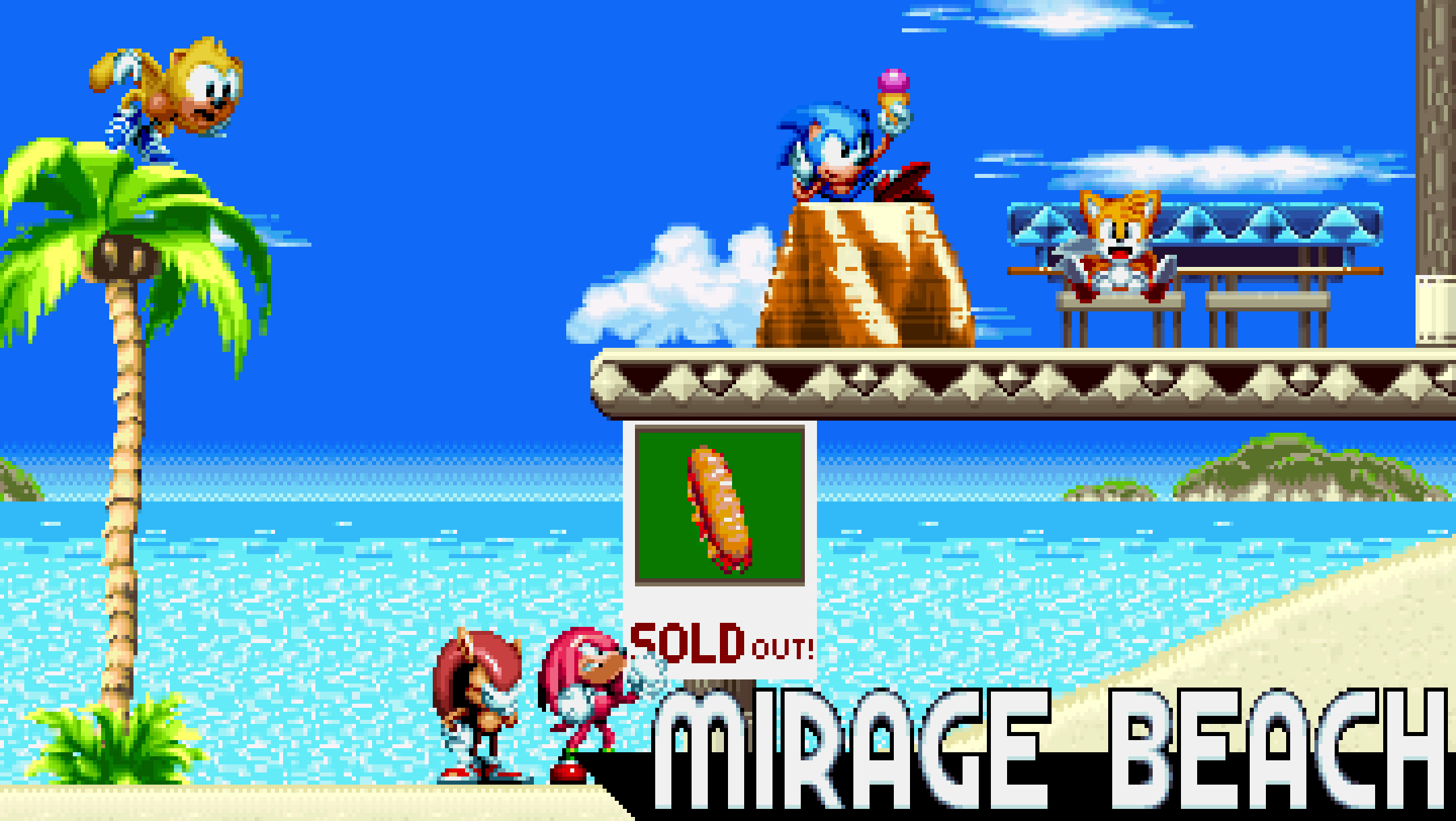 Mirage Beach Zone Sonic Mania Mods