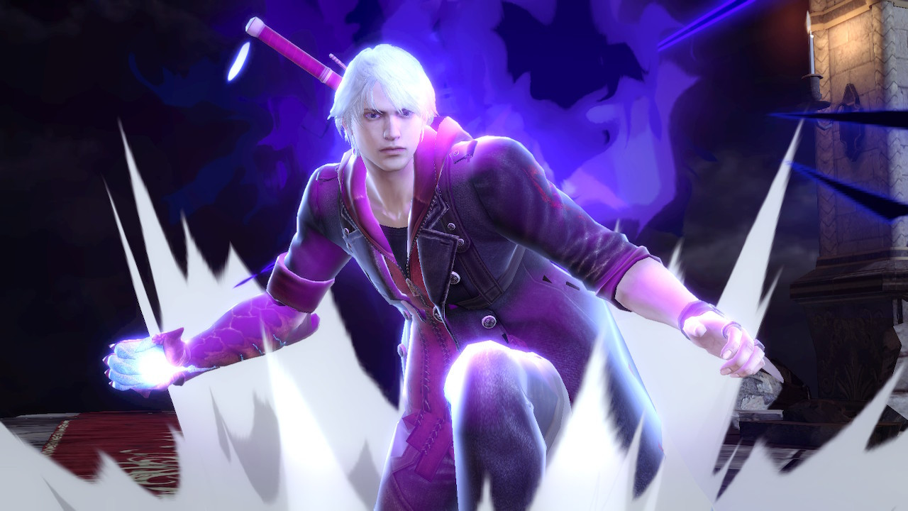 Nero (Devil May Cry 4) over Shulk [Super Smash Bros. Ultimate] [Mods]